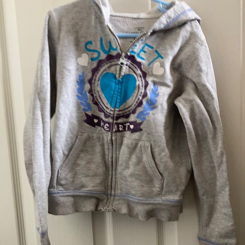 FINAL MARKDOWN Girls faded glory hooded sweatshirt medium